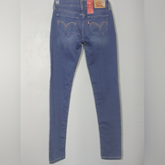 NEW Levis 535  Womens Super Skinny Mid Rise Jeans 25x30 - Picture 3 of 3